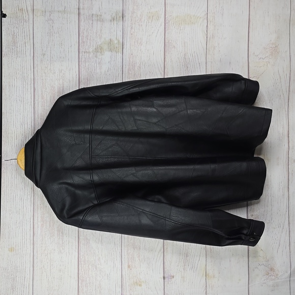 Funwear Factory vintage faux leather jacket sz Med - Picture 2 of 10